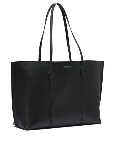 Tory Burch Perry Shopping Bag In Black