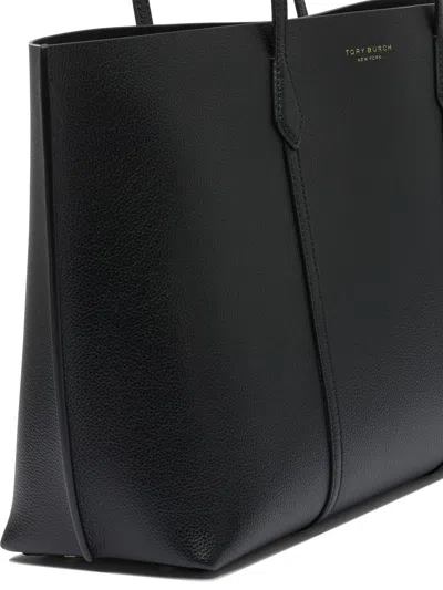 Tory Burch Perry Shopping Bag In Black