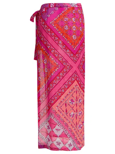 Pucci Floral Wrap Maxi Skirts