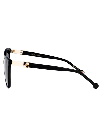 Carolina Herrera Her 56mm Gradient Rectangular Sunglasses In Black