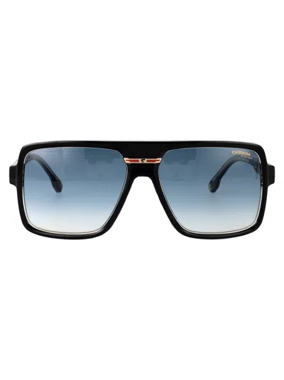 Carrera Black Crystal Eco Polyamide Sunglasses In Blue