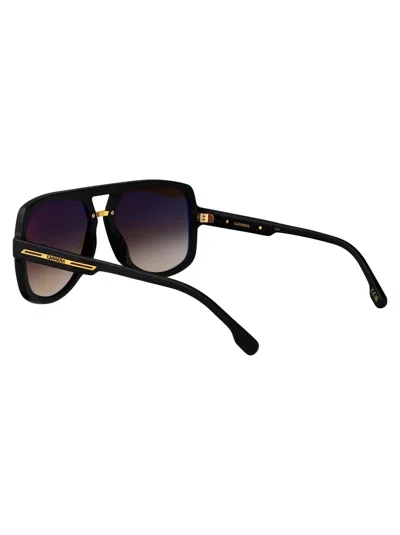 Carrera Matte Black Gold Eco Polyamide Sunglasses In Brown
