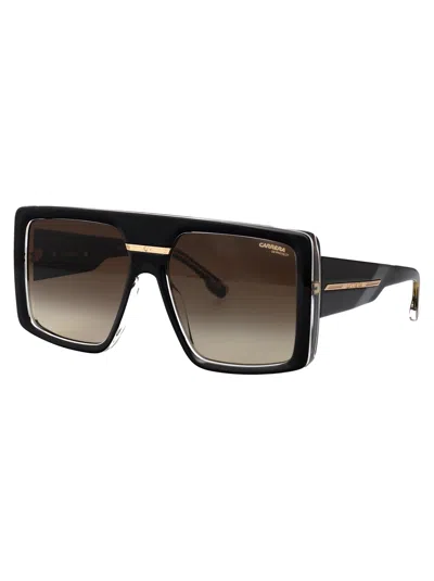 Carrera Black Crystal Eco Polyamide Sunglasses In Black