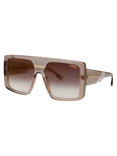 Carrera Nude Gold Eco Polyamide Sunglasses In Brown