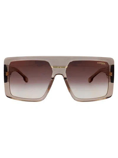 Carrera Nude Gold Eco Polyamide Sunglasses In Brown