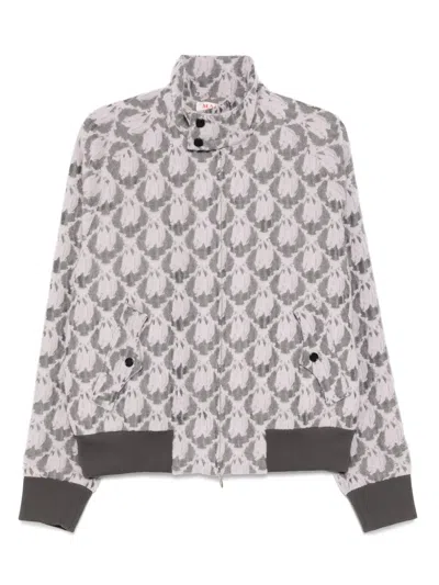 Masu Bat-jacquard Drizzler Jacket In Pink