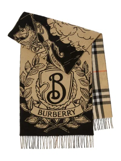 Burberry Checked Cashmere Scarf