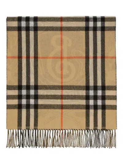 Burberry Checked Cashmere Scarf