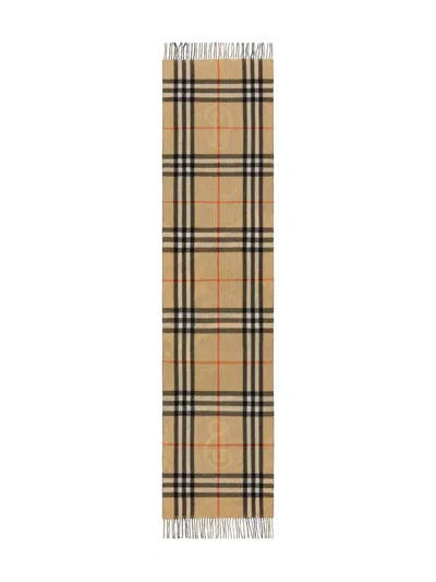 Burberry Checked Cashmere Scarf