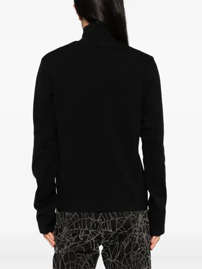 Masu Logo-embroidered T-shirt In Black