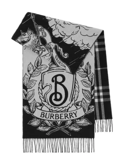 Burberry Stormy Knight Scarf In Black