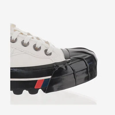 Pro-keds Rubber Toe-cap Sneakers In White