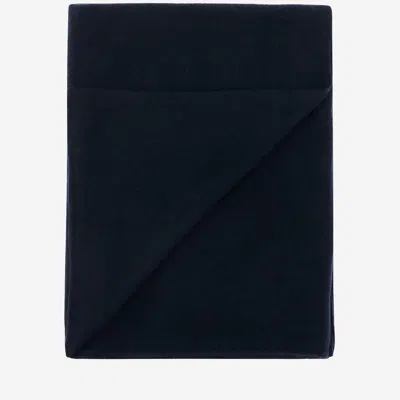 Vince Rectangular Navy Cashmere Scarf