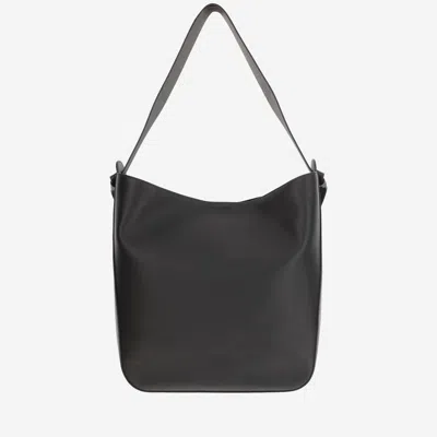 Jil Sander Borsa A Mano Knot Mini In Pelle Nera  Donna In Black