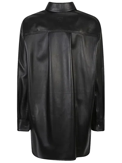 Loewe Lambskin Shirt In Black