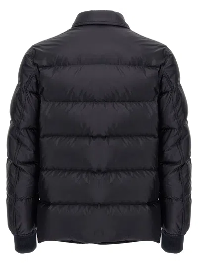 Tom Ford "techno Satin" Padded Jacket In Black