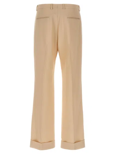 Valentino Camel-coloured Wool Trousers