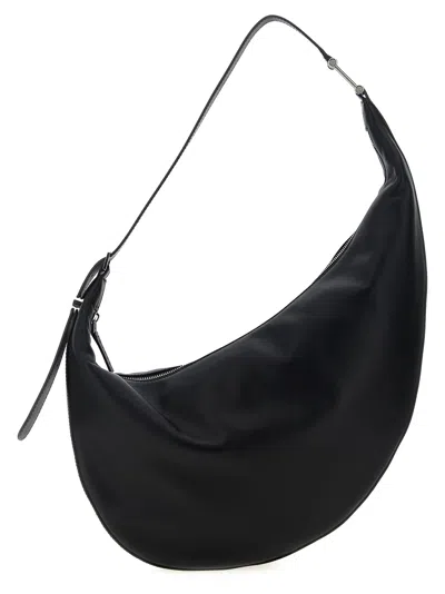 Marni Small Dot Hobo Shoulder Bag In Black