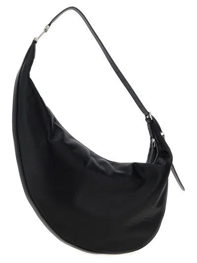 Marni Small Dot Hobo Shoulder Bag In Black