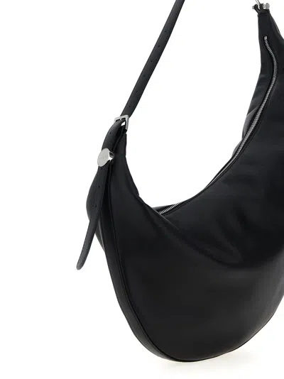 Marni Small Dot Hobo Shoulder Bag In Black