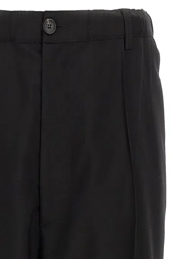 Marni Wide Leg Trousers With Back Pocket In Black