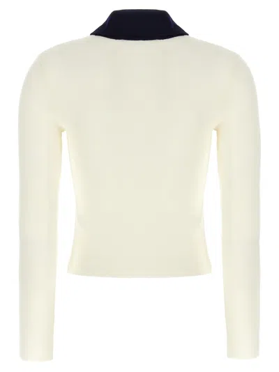 Self-portrait Self Portrait Merino Wool Cardigan In White