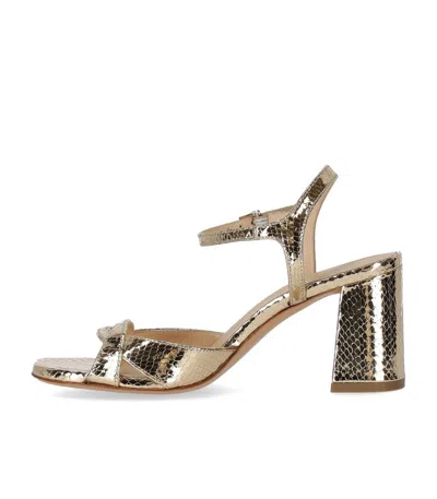 Sergio Levantesi Glenda Gold Heeled Sandal In Gold