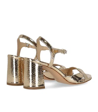 Sergio Levantesi Glenda Gold Heeled Sandal In Gold