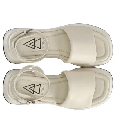Elena Iachi Lena Ivory Platform Sandal