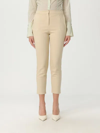 Patrizia Pepe Appliqué Trousers In Neutral