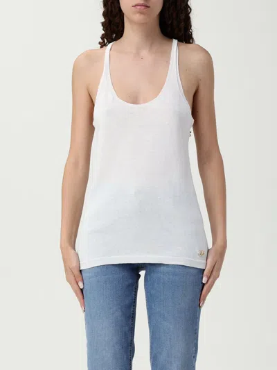 Twinset Logo-plaque Tank Top In Red