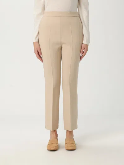 Max Mara Pants  Woman Color White 1 In Neutral