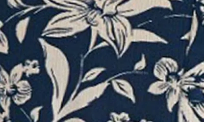 Faherty Sorrento Sleeveless Dress In Navy Canopy Floral