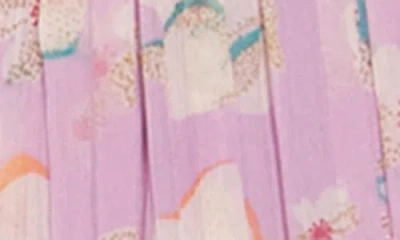 Joie Lyall Shirred Silk Gown In Multi