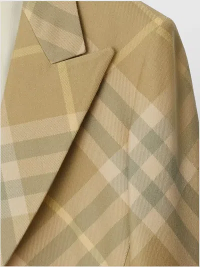 Burberry Checked Tailored Single-breasted Blazer