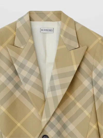 Burberry Checked Tailored Single-breasted Blazer
