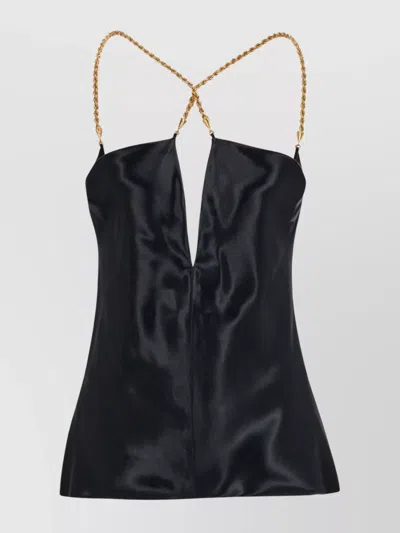 Ferragamo Women Satin Sleeveless Top