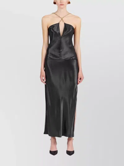 Ferragamo Women Satin Sleeveless Top