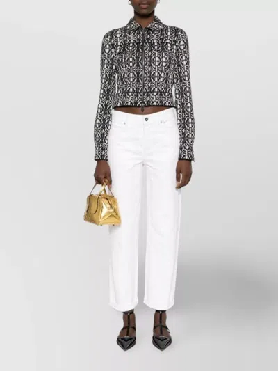 Max Mara Giacca Tony Crop Con Monogramma