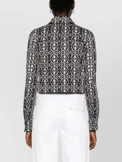 Max Mara Giacca Tony Crop Con Monogramma