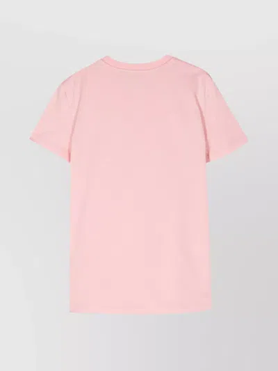 Max Mara Cotton T-shirt In Pink