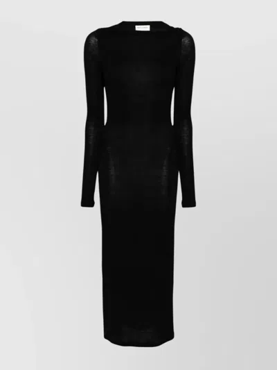 Saint Laurent Women's Viscose Blend Dress In Black