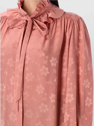 Chloé Fluid Silk Jacquard Blouse