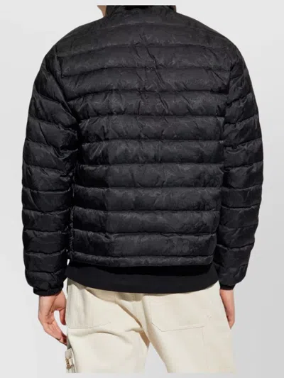 Versace Tailored Jacket With Elasticated Cuffs And Hem In Black