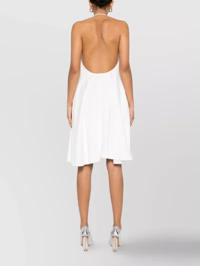 Loewe Women Flamenco Short Dress In White