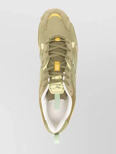 Mizuno Low Top Sneakers With Branded Heel Counter In Green