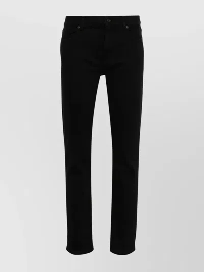 7 For All Mankind Relaxed Skinny Jeans In Black