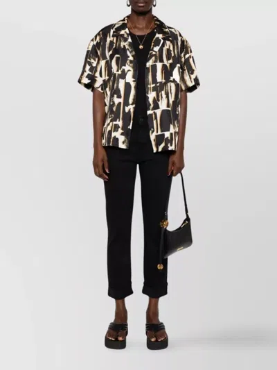 7 For All Mankind Relaxed Skinny Jeans In Black