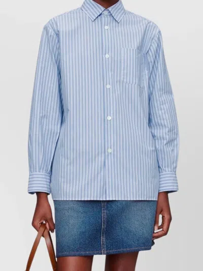 Apc A.p.c. Sela Chemise In Black