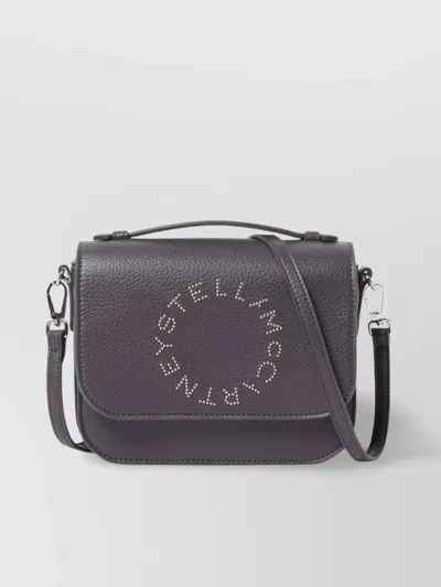 Stella Mccartney Logo Cross-body Bag With Top Handle And Adjustable Strap